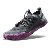 Tênis Aquático Feminino NORTIV 8 Treklady-2 Cinza Roxo 37.5