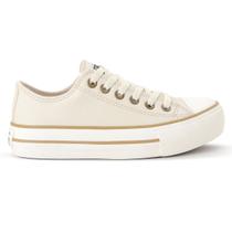 Tênis Areia Plataforma Feminino Casual - Flatform