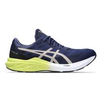 Tênis ASICS Dynablast 3 - Masculino - Azul Marinho, Branco e Amarelo