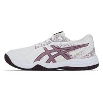 Tênis ASICS Gel-Backhand 2 - Feminino - Branco/Roxo Tênis ASICS Gel-Backhand 2 - Feminino - Branco/Roxo
