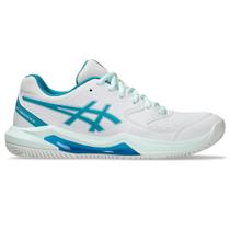 Tênis ASICS GEL-Dedicate 8 Clay - Feminino - Branco com Azul