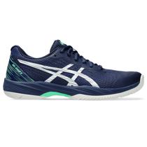 Tênis ASICS GEL-Game 9 - Masculino - Azul Marinho com Branco e Verde