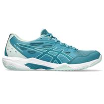 Tênis ASICS GEL-Rocket 11 - Masculino - Azul com Branco e Verde