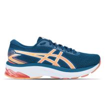 Tênis ASICS GEL-Sparta 2 - Feminino - Azul com Branco e Laranja