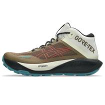 Tênis ASICS GEL-Trabuco MT Gtx - Masculino - Marrom/Vermelho Tênis ASICS GEL-Trabuco MT Gtx - Masculino - Marrom/Vermelho