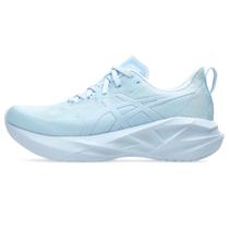 Tênis ASICS Novablast 5 Lite-Show - Feminino - Prata/Azul Tênis ASICS Novablast 5 Lite-Show - Feminino - Prata/Azul