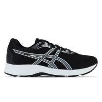 Tênis ASICS Raiden 4 - Masculino - Preto com Branco