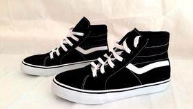 Tênis Autêntic Plumax preto cano longo masculino/Feminino