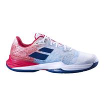 Tênis Babolat Jet Mach 3 All Court Branco e Azul Masculino