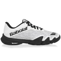 Tênis Babolat Jet Viva Padel Branco e Preto Tênis Babolat Jet Viva Padel Branco e Preto
