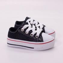 Tênis Baby Casual Star Gliter e Sintéico Tênis Baby Casual Star Gliter e Sintéico