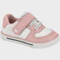 Tênis Baby Meninas casual tiras autocolantes Conforto Molekinha 2740.203.9569