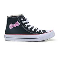 Tenis Barbie All Feminino Cano Alto Star Super Lindo lançamento 173Bo