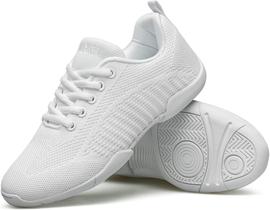 Tênis BAXINIER Feminino Branco Respirável para Cheerleading 12 Tênis BAXINIER Feminino Branco Respirável para Cheerleading 12