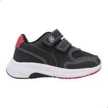 Tênis bb Molekinho Preto/Vermelho