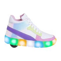 Tênis Beakid De Rodinha Infantil Menina Com LED Recarregável Tênis Beakid De Rodinha Infantil Menina Com LED Recarregável