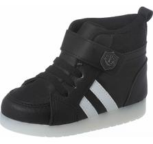 Tênis Beakid Infantil Masculino Menino Cano Longo Led Luzinha Que Pisca com tiras autocolantes