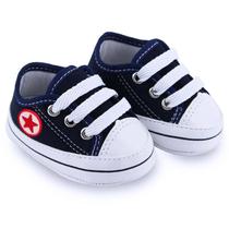 Tênis Bebê Estrelinha Azul Marinho - P (13/14)
