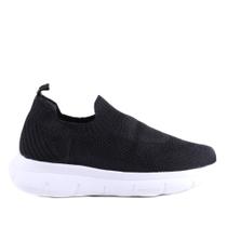 Tênis Bebecê Feminino Slip On T1329-141 Preto