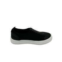 Tênis bebecê malha slip on preto