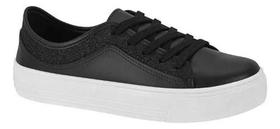 Tenis beira rio com gliter preto