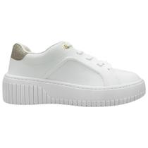 tenis beira rio feminino branco dourado