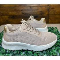 Tênis Beira Rio Original Casual Knit Bege Ultra leve - 37 Tênis Beira Rio Original Casual Knit Bege Ultra leve - 37
