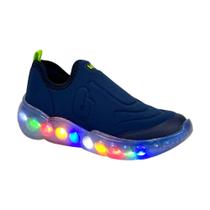 Tênis Bibi Celebration 3.0 Com Luzes LED 1252012 Azul Marinho Tênis Bibi Celebration 3.0 Com Luzes LED 1252012 Azul Marinho