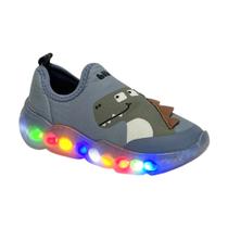 Tênis Bibi Celebration 3.0 Com Luzes LED 1252017 Azul Dinossauro Tênis Bibi Celebration 3.0 Com Luzes LED 1252017 Azul Dinossauro