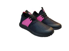 Tênis Bibi Infantil Feminino Action - Preto/Rosa Pink 1167.146