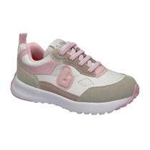 Tênis Bibi Infantil Jogging 1236006 Branco Rosa