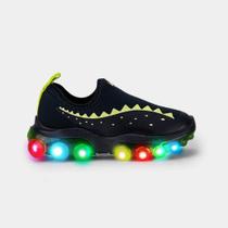 Tenis Bibi Infantil Menino C Luz De Led Roller Celebration