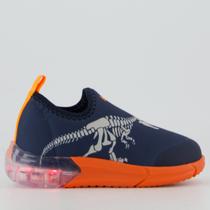 Tênis Bibi Space Dino Marinho com Luzes Tênis Bibi Space Dino Marinho com Luzes