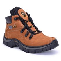 Tenis Bota Couro Coturno Masculino Tamanhos Especiais Adventure Castor