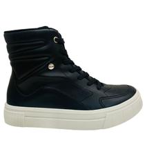 Tênis Bota Feminina Quiz 63191614 Cano Alto com Zíper