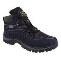 Tenis Bota Infantil Coturno Lona Azul Adventure Botina Ket