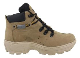 Tenis Bota Masculina Couro Adventure Areia Levissimo Coturno Tenis Bota Masculina Couro Adventure Areia Levissimo Coturno