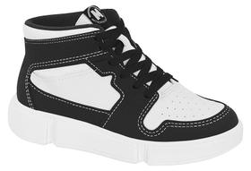 Tênis Bota Molekinho Branco/Preto Ref: 2838.114