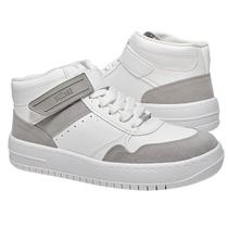 Tênis Bota Vizzano Cano Médio Cadarço Tira Autocolante 1389.116 Branco off - Tênis Bota Vizzano Cano Médio Cadarço Tira Autocolante 1389.116 Branco off -