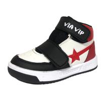 Tenis Botinha Calce Fácil Via Vip Baby