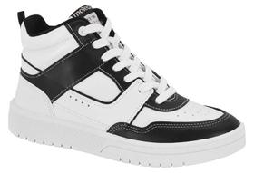 Tênis Botinha Cano Alto Moleca Casual Fashion Confort Feminino Adulto Multicores - Ref 5791.103 Tênis Botinha Cano Alto Moleca Casual Fashion Confort Feminino Adulto Multicores - Ref 5791.103