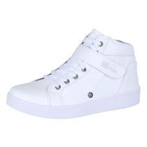 Tênis Botinha Feminino Casual branco Cano Alto Moda Fashion Tênis Botinha Feminino Casual branco Cano Alto Moda Fashion