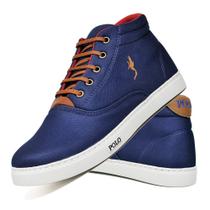 Tenis Botinha Masculino Cano Alto Confortavel Macio Leve