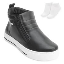 Tênis Botinha Via Marte e Meia VM24-03000