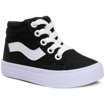 Tênis Botinho Cano Alto Estiloso Infantil Preto Tênis Botinho Cano Alto Estiloso Infantil Preto