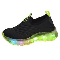 Tenis Botinho Infantil Com Luz De Led Colorida - BT1201