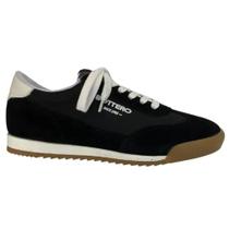 Tênis Bottero Couro Camurça Casual 370802 Preto