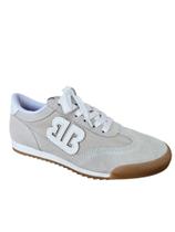 Tênis Bottero Couro Cinza Claro Feminino Sneaker Casual