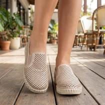 Tênis Bottero Feminino Slip On Nude