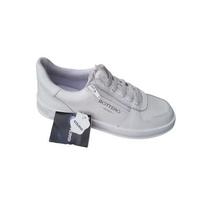 Tênis Bottero Sneakers Smash XXIV em Couro Branco e Marfim